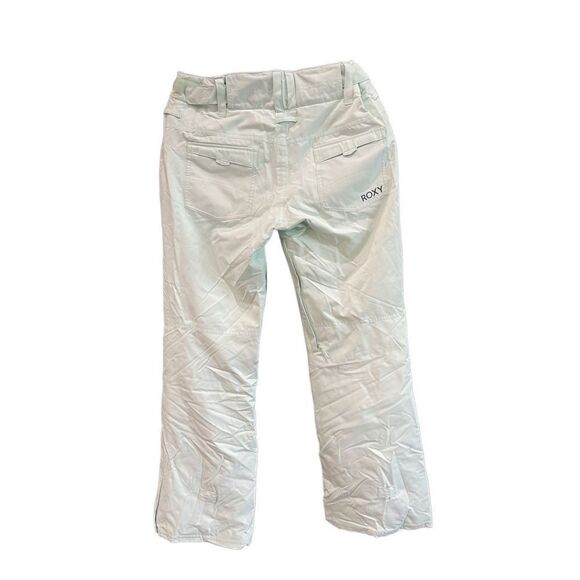 Roxy Womens White Dri Flight Technology Insulated Snow Pants Size Large NWT - Picture 5 of 15